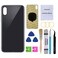 Perzework OEM Rear Back Glass Replacement for iPhone X 58 inches with Reparing Toolkit and PreInstalled Adhesive Space GrayBlack