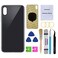 Perzework OEM Rear Back Glass Replacement for iPhone X 58 inches with Reparing Toolkit and PreInstalled Adhesive Space GrayBlack