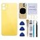 Perzework OEM Rear Back Glass Replacement for iPhone 11 61 inches with Reparing Toolkit and PreInstalled Adhesive Yellow