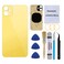 Perzework OEM Rear Back Glass Replacement for iPhone 11 61 inches with Reparing Toolkit and PreInstalled Adhesive Yellow