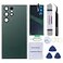 Perzework Rear Back Glass Replacement for Samsung Galaxy S22 Ultra 68 inches 5G with Reparing Toolkit and PreInstalled Adhesive Green
