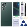 Perzework Rear Back Glass Replacement for Samsung Galaxy S22 Ultra 68 inches 5G with Reparing Toolkit and PreInstalled Adhesive Green