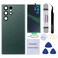 Perzework Rear Back Glass Replacement for Samsung Galaxy S22 Ultra 68 inches 5G with Reparing Toolkit and PreInstalled Adhesive Green