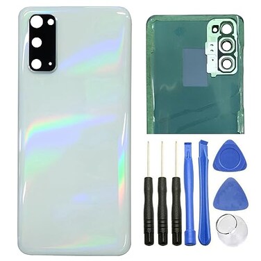 ubrokeifixit Galaxy S20 Rear Back Glass Cover Replacement for Samsung Galaxy S20 G980F 62S20 5G UW Verizon G981VS20 5G G981 S20 62White