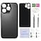 ZMVDJZ 16 Pro Max Back Glass Replacement for iPhone 16 Pro Max Back Cover Glass Black Titanium 69 inches with PreInstalled Tape Installation Instruction Repair Tools Black Titanium