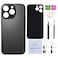ZMVDJZ 16 Pro Max Back Glass Replacement for iPhone 16 Pro Max Back Cover Glass Black Titanium 69 inches with PreInstalled Tape Installation Instruction Repair Tools Black Titanium