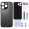ZMVDJZ 16 Pro Max Back Glass Replacement for iPhone 16 Pro Max Back Cover Glass Black Titanium 69 inches with PreInstalled Tape Installation Instruction Repair Tools Black Titanium