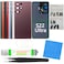 ASDAWN Galaxy S22 Ultra Back Glass Cover Housing Door Replacement with PreInstalled Camera Lens Installation Manual Tools for Samsung Galaxy S22 Ultra 5G SMS908 All Carriers Burgundy