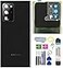 Sesyomr Note 20 Ultra Back Glass Replacement Waterproof Cover Housing Door Panel WFarme Lens Tape for Samsung Galaxy Note 20 Ultra 5G Tools Mystic Black