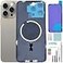 LNONLS 15 Pro Max Back Glass Replacement for iPhone 15 Pro Max Rear Back Cover Glass Waterproof and Camera LensProfessional Repair Tool Kit Natural Titanium