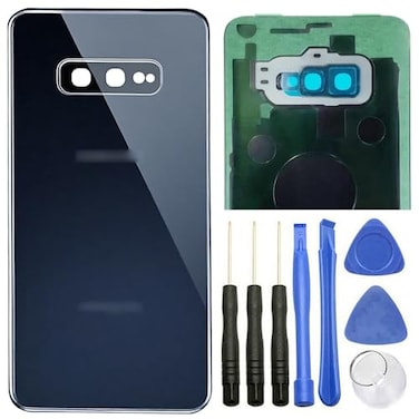 Ubrokeifixit Galaxy S10e G970 Rear Back Glass Door Cover Replacement for Samsung Galaxy S10e 58 G970U G970W G970F G970U1 G970FDS G9700Camera Glass Lens Black