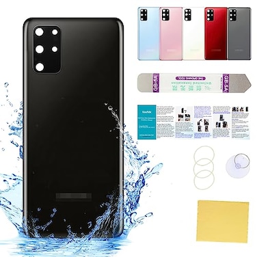 UooFide Compatible for Samsung Galaxy s20 Back Cover Glass Replacement 67Inches Galaxy s20 Plus SMG985 SMG986 All Carriers with Installation Manual Repair Tool Kit Cosmic Black