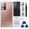 Perzework Rear Cover Back Glass Replacement for Samsung Galaxy Note 20 Ultra 69 inches 5G with Reparing Toolkit and PreInstalled Adhesive Mystic Bronze
