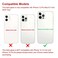 Perzework OEM Back Glass Replacement Silver Compatible with iPhone 12 pro max 67 inches All Carriers with PreInstalled Adhesive and Repairing Tool Kits