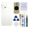 Perzework OEM Back Glass Replacement Silver Compatible with iPhone 12 pro max 67 inches All Carriers with PreInstalled Adhesive and Repairing Tool Kits
