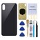 Perzework OEM Rear Back Glass Replacement for iPhone Xs Max 65 inches with Reparing Toolkit and PreInstalled Adhesive Space GrayBlack