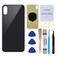Perzework OEM Rear Back Glass Replacement for iPhone Xs Max 65 inches with Reparing Toolkit and PreInstalled Adhesive Space GrayBlack
