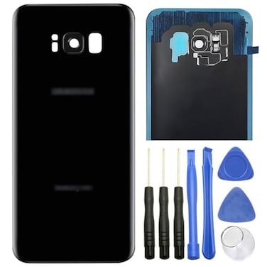ubrokeifixit Galaxy S8 Plus G955 Rear Back Glass Door Cover Replacement for Samsung Galaxy S8 G955 62S8 Plus All VersionswCamera Lens S8 Plus G955 62Black
