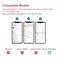 Perzework OEM Rear Back Glass Replacement for iPhone 14 Pro Max 67 inches with Reparing Toolkit Silver