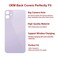 Perzework OEM Rear Back Glass Replacement for iPhone 12 61 inches with Reparing Toolkit and PreInstalled Adhesive Purple