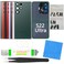ASDAWN Galaxy S22 Ultra Replacement Back Glass Panel Case with Installation Manual PreInstalled Camera Lens Repair Tool Kit for Samsung Galaxy S22 Ultra 5G SMS908 All Carriers Green