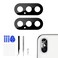 Risidamoy 2 Sets for iPhone Xs Max OEM Back Camera Lens Glass Replacement for iPhone Xs Rear Camera Lens DualSided Adhesive for iPhoneXS XSMAX with Repair Tool A1921 A2101 A2102 A2103 A2104