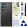 Perzework Rear Back Glass Replacement for Samsung Galaxy S24 Ultra 68inches with Reparing ToolkitTitanium Black
