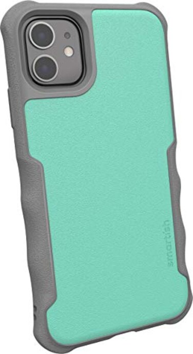 Smartish iPhone 11 Armor Case Gripzilla Rugged Protective Slim Tough Grip Cover Minty Fine