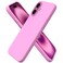 ORNARTO Compatible with iPhone 16 Case 61 Slim Liquid Silicone 3 Layers Full Covered Soft Gel Rubber Shockproof Phone Case Protective Cover with AntiScratch Microfiber LiningCherry Blossom