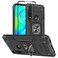 HNHYGETE for Moto G Power Case with Screen Protector Hard Rubber Bumper Shockproof Tough Rugged with 360 Rotation Ring Kickstand Cases for Moto G Power 2020 Black