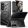 TONGATE for Galaxy Z Fold 7 Case with Privacy Screen Protector Compatible with MagSafeAnti Spy Shockproof Phone Case Builtin Stand Belt Clip Hinge Cover for Samsung Z Fold 7 2025 8 Black