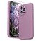 SURPHY Case for iPhone 13 Pro Case with Screen Protector 13 Pro Liquid Silicone Phone Cases Camera Protection Soft Microfiber Lining Lilac Purple