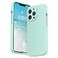 SURPHY Case for iPhone 13 Pro Case with Screen Protector 13 Pro Liquid Silicone Phone Cases Camera Protection Soft Microfiber Lining Mint Green