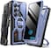 TONGATE Magnetic Stand for Samsung Galaxy S25 Ultra Case with Privacy Screen Protector Compatible with Magsafe Military Drop Protection S25 Ultra Case with Camera Cover Belt Clip Blue Privacy