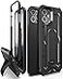 ArmadilloTek Vanguard Designed for iPhone 12 iPhone 12 Pro Case 61 inches Military Grade FullBody Rugged with Builtin Screen Protector and Kickstand Black