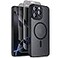 Symcele Designed for iPhone 16 Pro Case Compatible with MagSafe with Privacy Screen Protectors X2 Camera Protection 15FT Military Drop Protection Shockproof Phone Case 2024 Black