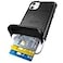 Scooch for iPhone 11 Case with Card Holder Wingmate Wallet Case with Hidden Card Slot and RFID Protection for 3 Cards 10Foot Drop Protection Black