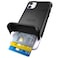 Scooch for iPhone 11 Case with Card Holder Wingmate Wallet Case with Hidden Card Slot and RFID Protection for 3 Cards 10Foot Drop Protection Black