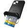 Scooch for iPhone 13 Case with Card Holder Wingmate Wallet Case with Hidden Card Slot and RFID Protection for up to 4 Cards 10Foot Drop Protection Black