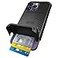 Scooch Compatible with iPhone 14 Pro Max Case with Card Holder Wingmate Wallet Case with Hidden Card Slot and RFID Protection for 4 Cards 10Foot Drop Protection Black