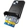 Scooch for iPhone 14 Case with Card Holder Wingmate Wallet Case with Hidden Card Slot and RFID Protection for up to 4 Cards 10Foot Drop Protection Black