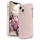 SURPHY Compatible with iPhone 13 Mini Case with Screen Protector Camera Protection Soft Microfiber Lining Liquid Silicone Phone Case 54 inch 2021 Pink Sand