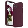 SURPHY Compatible with iPhone 13 Case with Screen Protector Camera Protection Soft Microfiber Lining Liquid Silicone Phone Case 61 inch 2021 Plum