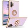DUEDUE for Samsung Galaxy Note 10 Plus Case with Ring Holder Kickstand 360 Degree Rotation Magnetic Car Finger Slim Cover Shockproof Protective Phone Case for Samsung Note 10 Plus Light Purple