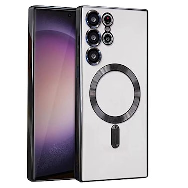 Luhuanx Case for Samsung Galaxy S22 Ultra Cases with Full Camera Lens BackProtector Phone and Anti Fall Design Covers in 68 inch Crystal Black
