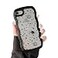 ZTOFERA for iPhone 78SE Case 47 inchCute Curly Wave Frame Shape Case with Star Space Pattern Clear Slim Shockproof Hard PC Bumper Phone Cover for iPhone 78SE Black