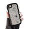 ZTOFERA for iPhone 78SE Case 47 inchCute Curly Wave Frame Shape Case with Star Space Pattern Clear Slim Shockproof Hard PC Bumper Phone Cover for iPhone 78SE Black
