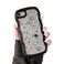 ZTOFERA for iPhone 78SE Case 47 inchCute Curly Wave Frame Shape Case with Star Space Pattern Clear Slim Shockproof Hard PC Bumper Phone Cover for iPhone 78SE Black