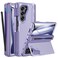 Caka for Samsung Galaxy Z Fold 5 Case Thinner S Pen Holder Hidden Kickstand Hinge Protection Screen Protector Full Body Hard Shockproof Phone Cover with AntiSlip Textured for Fold5 Purple