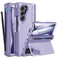 Caka for Samsung Galaxy Z Fold 5 Case Thinner S Pen Holder Hidden Kickstand Hinge Protection Screen Protector Full Body Hard Shockproof Phone Cover with AntiSlip Textured for Fold5 Purple